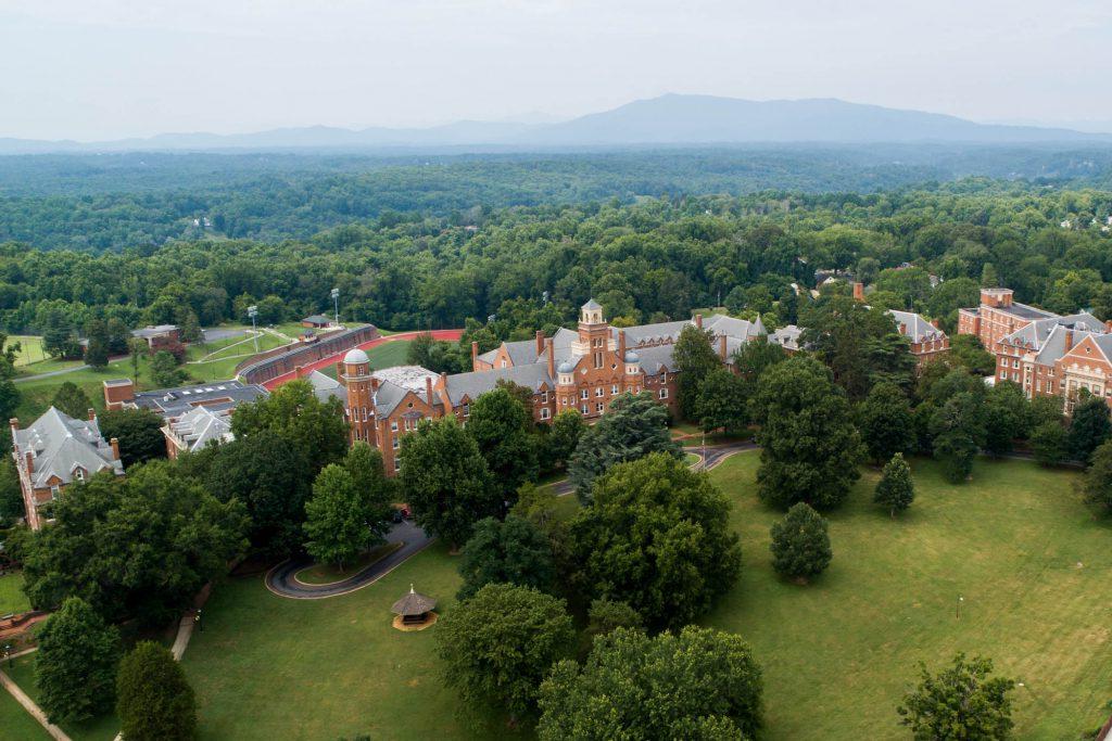 Aerial photo of Randolph College